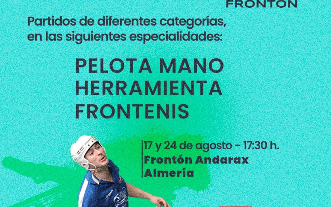 129ª EDICIÓN TORNEO DE FRONTON-FERIA DE ALMERIA 2024